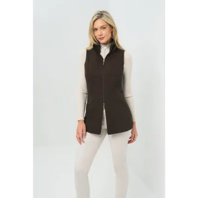 Anatomie Delaney Travel Vest In Brown