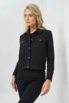 Anatomie Delilah Ultra Light Weight Denim Style Jacket In Black