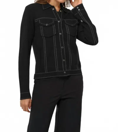 Anatomie Elaine Trucker Jacket In Black
