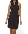 Anatomie Elise Pima Cotton Sleeveless Dress In Black