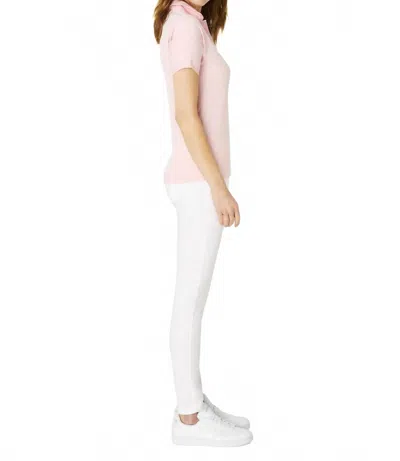 Anatomie Ella Short Sleeve Polo In Pink Rose