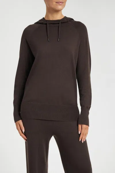 Anatomie Emery Hoodie In Espresso In Brown