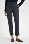 Anatomie Gemma Embossed Snakeskin Pants In Black