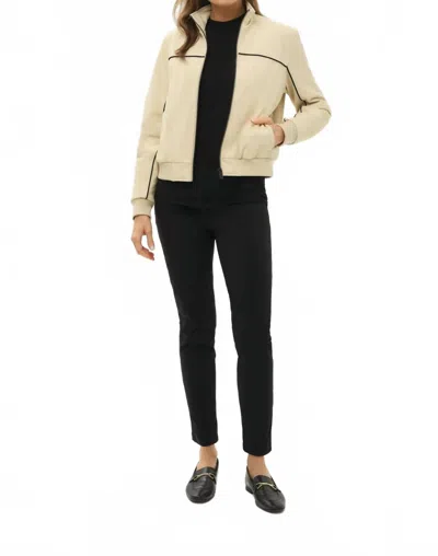 ANATOMIE GINGER PERFORMANCE BOMBER JACKET IN BEIGE