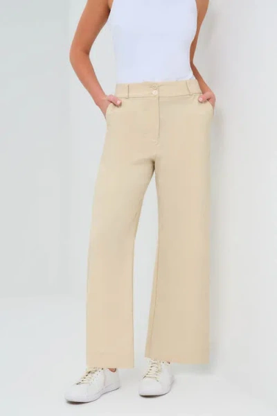 Anatomie Ivanna Performance Cotton Cropped Flare Pant In Multi