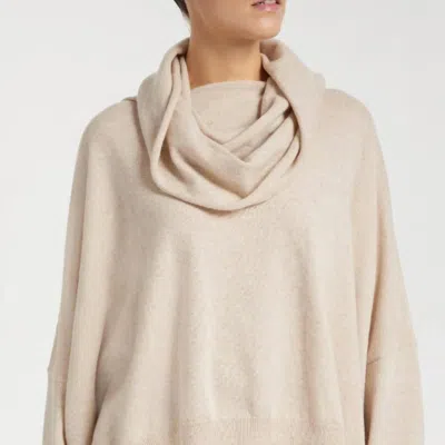 Anatomie Jaxson Cashmere Sweater In Oatmeal In Brown