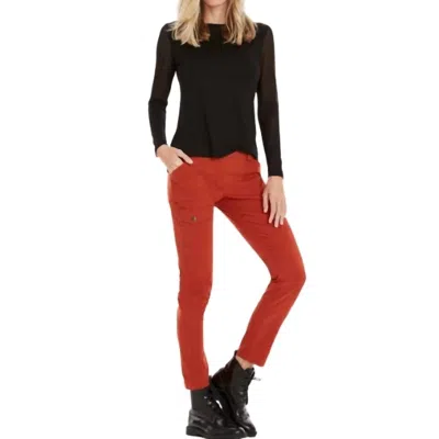 Anatomie Kate Skinny Cargo Lightweight Pants In Rust In Multi