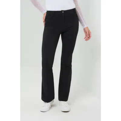 Anatomie Katya Ultralight Flare Pant With Pintucking In Black