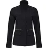 Anatomie Cozy Kenya Brushed Lycra Jacket In Black