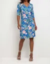 Anatomie Marine Printed Dress In Persian Floral