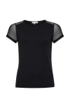 Anatomie Melissa Pima Cotton T-shirt In Black