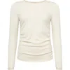 Anatomie Milly Pima Cotton Tee In Ivory In Ivory