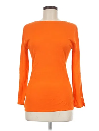Pre-owned Anatomie Pullover Sweater In Orange