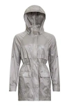 Anatomie Ramona Windbreaker Jacket In Silver Grey