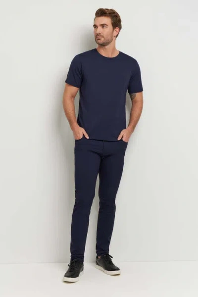 Anatomie Scott Crewneck T-shirt In Blue