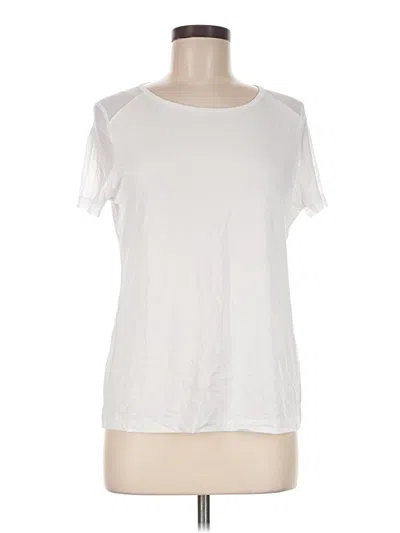 Pre-owned Anatomie Short Sleeve T-shirt In White