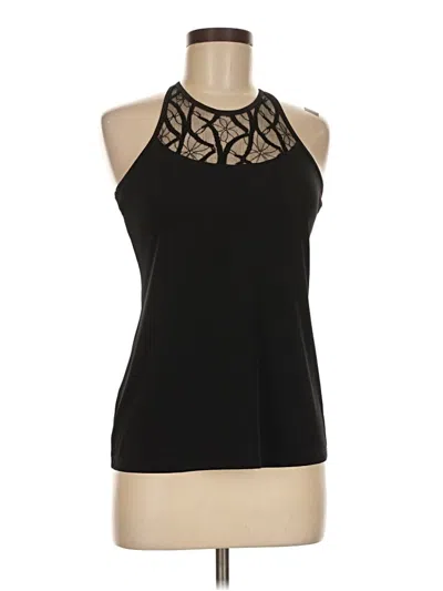 Pre-owned Anatomie Sleeveless Top Black Halter Neckline Tops