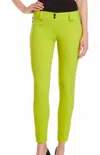 Anatomie Susan Skinny Ankle Pant In Lime Green In Green