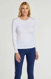 Anatomie Tony Pima Cotton Long-sleeve Top In White