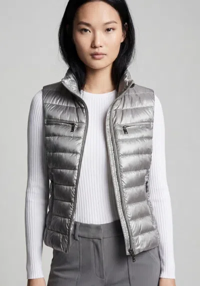 Anatomie Vela Puffer Vest In Gray