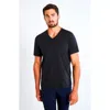 Anatomie Vince V-neck T-shirt In Black
