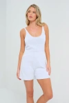Anatomie Vivianne Ponte Pull On Shorts In White