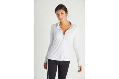 Anatomie Women's Danica Snap On Super Jersey Top In White