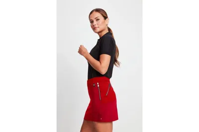 Anatomie Suzette Sport Luxe Skort In Atomic Red
