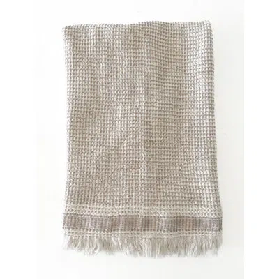 Anaya 100% Cotton Bath Towel In Beige