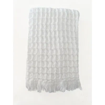 Anaya 100% Cotton Hand Towel Set In White