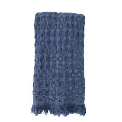 Anaya 2 Piece 100% Cotton Hand Towel Set In Blue