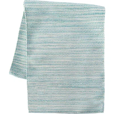 Anaya Bay View Indoor Outdoor Table Runner In Aqua