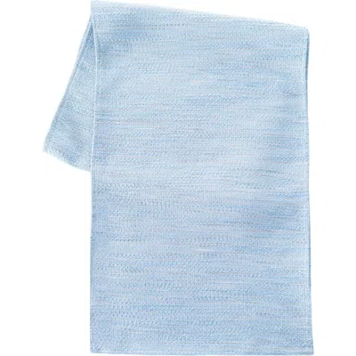 Anaya Bay View Indoor Outdoor Table Runner In Blue