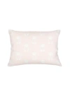 Anaya Block Print Linen Dutch Euro Pillow Down Insert In Pink