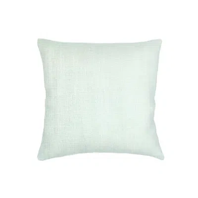 Anaya Bright Aqua So Soft Linen Pillow 20x20 With Down Alternative Insert In Green