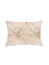 Anaya Brown Cheetah Velvet Pillow 14x20 With Down Alternative Insert In Brown