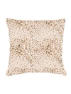 Anaya Brown Cheetah Velvet Pillow 20x20 With Down Alternative Insert In Brown