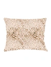 Anaya Brown Cheetah Velvet Pillow With Down Insert In Brown