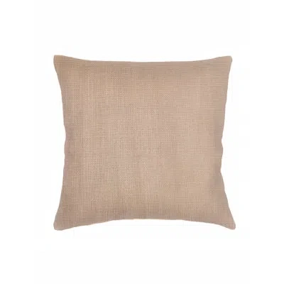 Anaya Camel Beige So Soft Linen Pillow 22x22 Cover Only In Brown