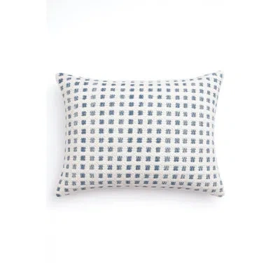 Anaya Cape Blue Harbor Tweed Indoor Outdoor Pillow Cover 14x20