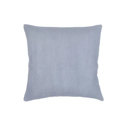 Anaya Chambray Blue So Soft Linen Pillow 20x20 With Down Alternative Insert