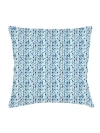 Anaya Chevron Velvet Pillow With Down Insert In Indigo