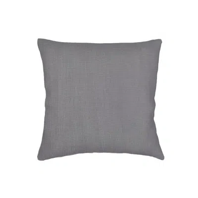Anaya Classic Grey So Soft Linen Pillow 18x18 With Down Insert In Gray