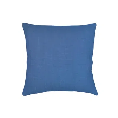 Anaya Cobalt Blue So Soft Linen Euro Pillow 26x26 With Down Alternative Insert