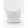 Anaya Cool Cotton Waffle Euro Pillow 26x26 With Down Insert In White