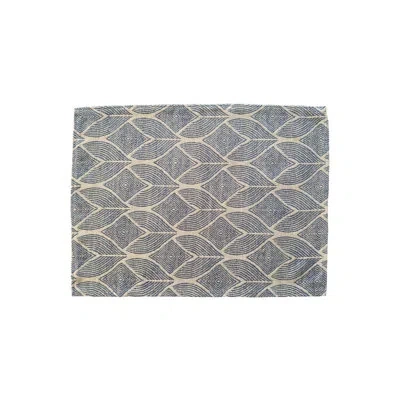 Anaya Cool Tropics Indoor Outdoor Placemat In Indigo