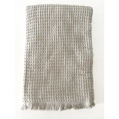 Anaya Cotton Blend Throw In Beige
