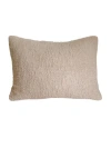 Anaya Cotton Boucle Dutch Euro Pillow With Down Alternative Insert In Beige