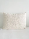 Anaya Cozzy Cotton Boucle Down Alternative Dutch Pillow In Ivory