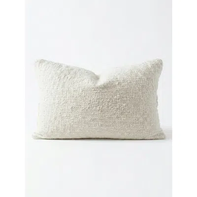 Anaya Cotton Boucle Pillow Cover Only In White
